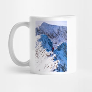 Crib Goch, winter Mug